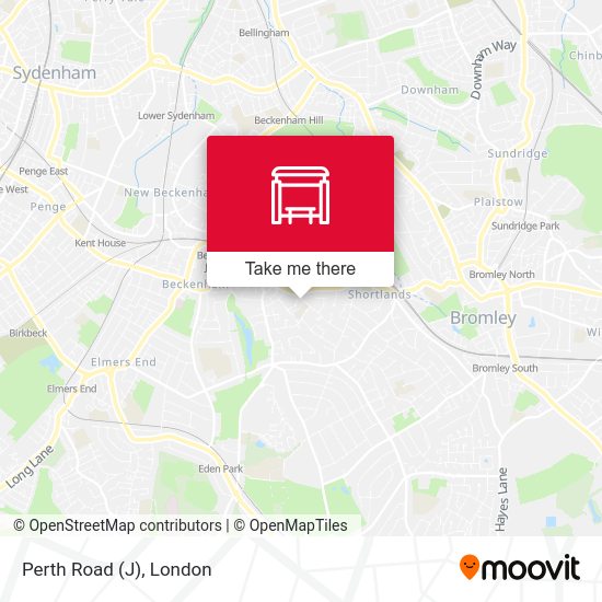Perth Road (J) map
