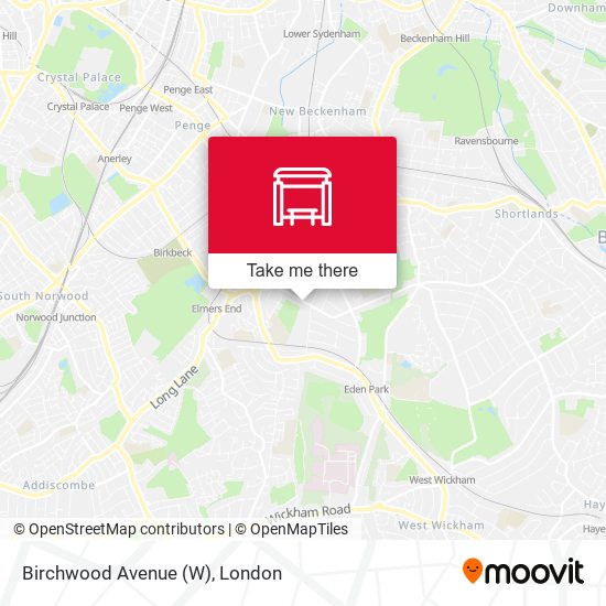 Birchwood Avenue (W) map