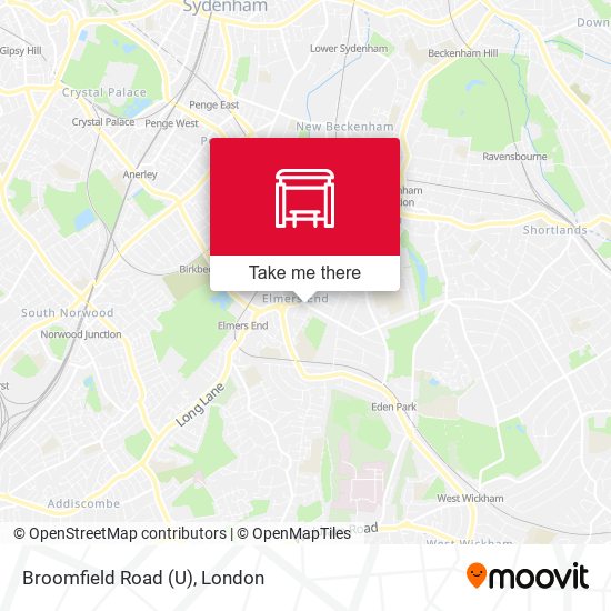 Broomfield Road (U) map