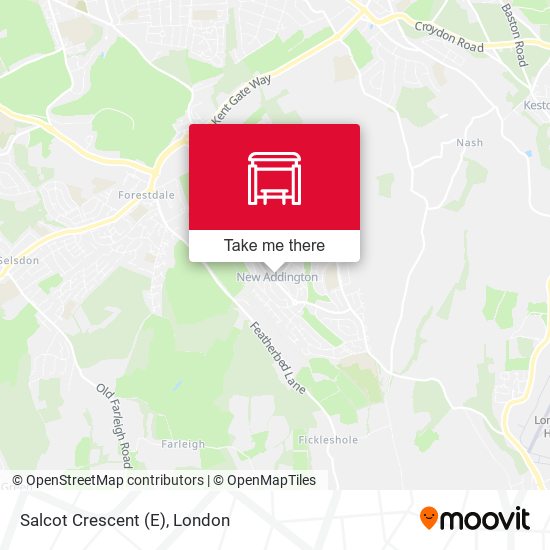 Salcot Crescent (E) map