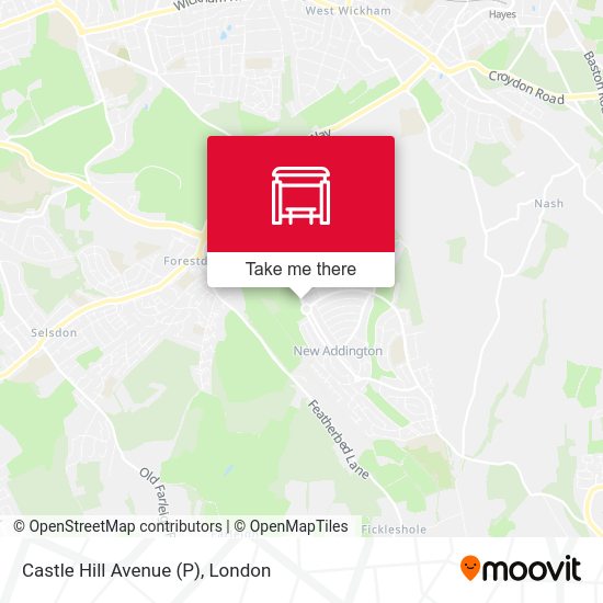 Castle Hill Avenue (P) map