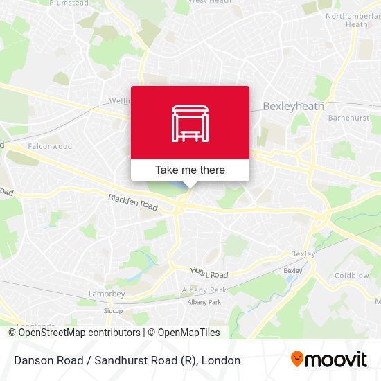 Danson Road / Sandhurst Road map
