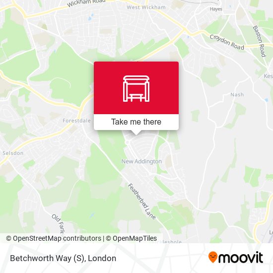 Betchworth Way (S) map