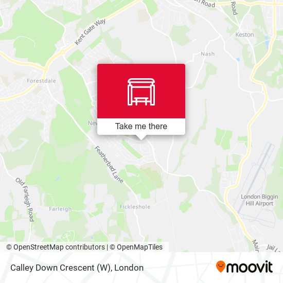 Calley Down Crescent (W) map