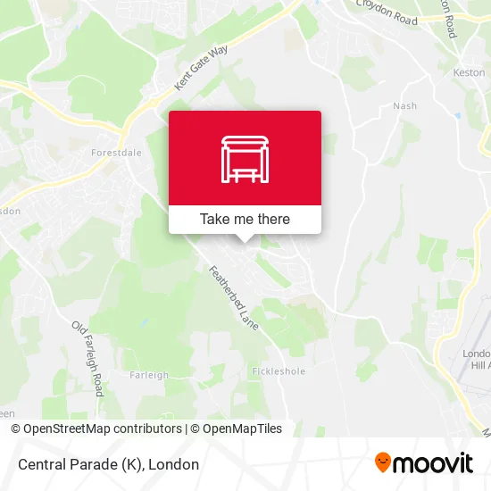Central Parade (K) map