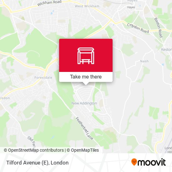 Tilford Avenue (E) map