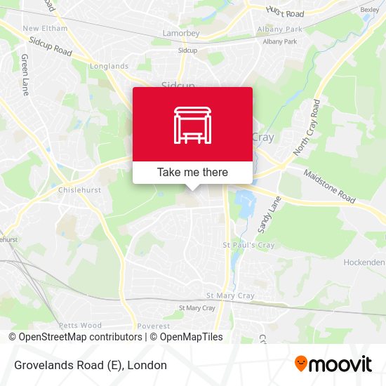Grovelands Road (E) map