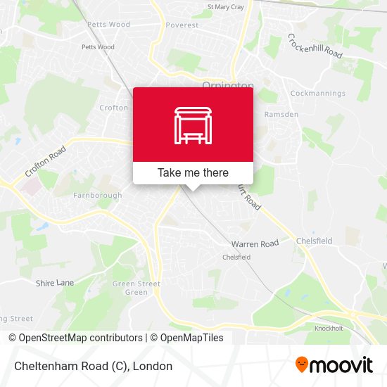 Cheltenham Road map
