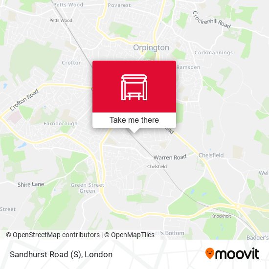 Sandhurst Road map