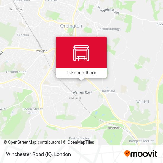Winchester Road (K) map