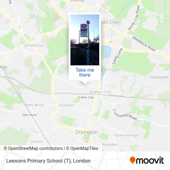 Leesons Primary School (T) map