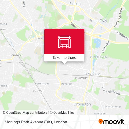 Marlings Park Avenue (DK) map