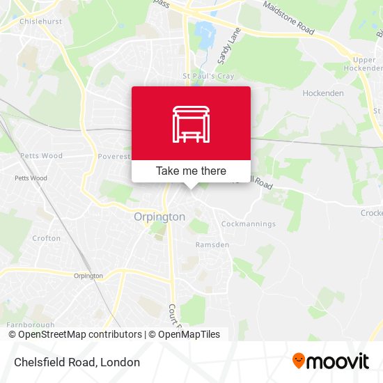 Chelsfield Road map