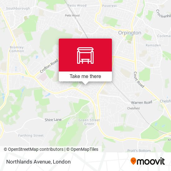 Northlands Avenue map