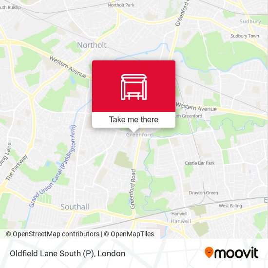 Oldfield Lane South (P) map