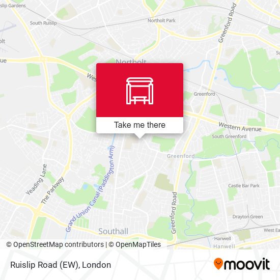 Ruislip Road (EW) map