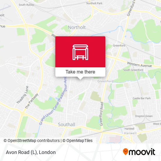 Avon Road (L) map