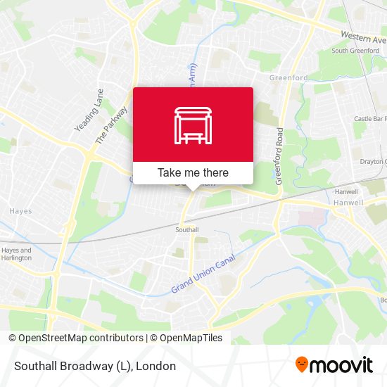 Southall Broadway (L) map