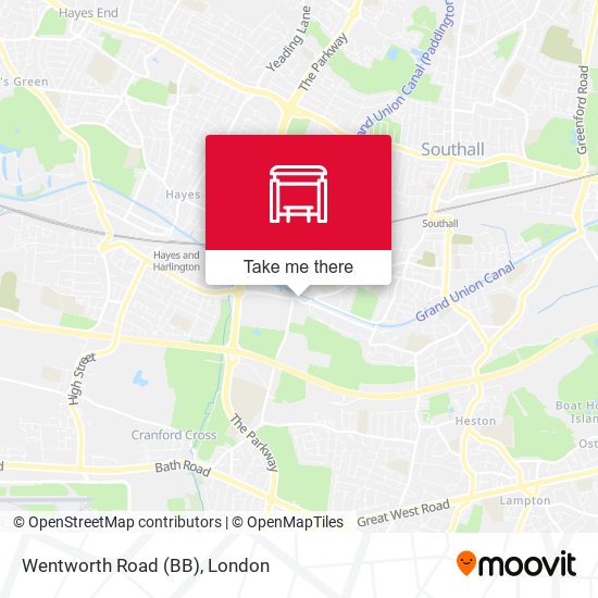 Wentworth Road (BB) map
