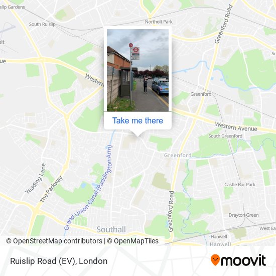 Ruislip Road (EV) map