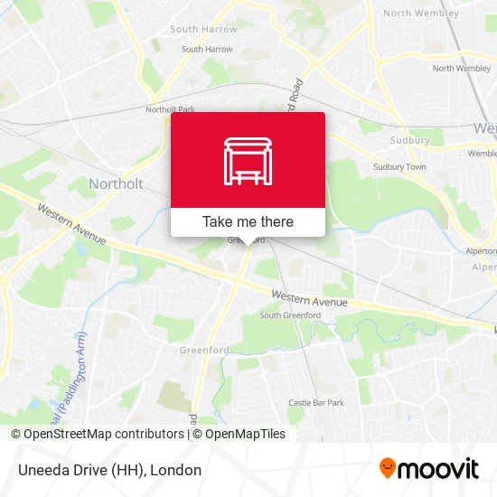 Uneeda Drive (HH) map