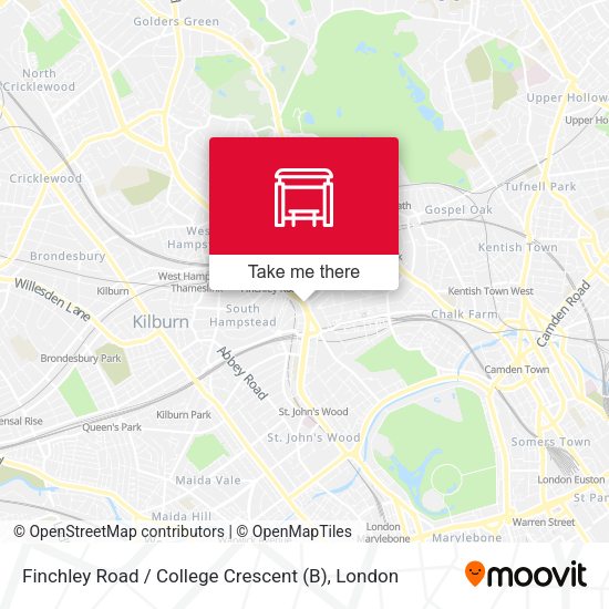 Finchley Road / College Crescent (B) map