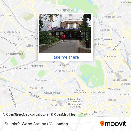 St John's Wood Station (C) map