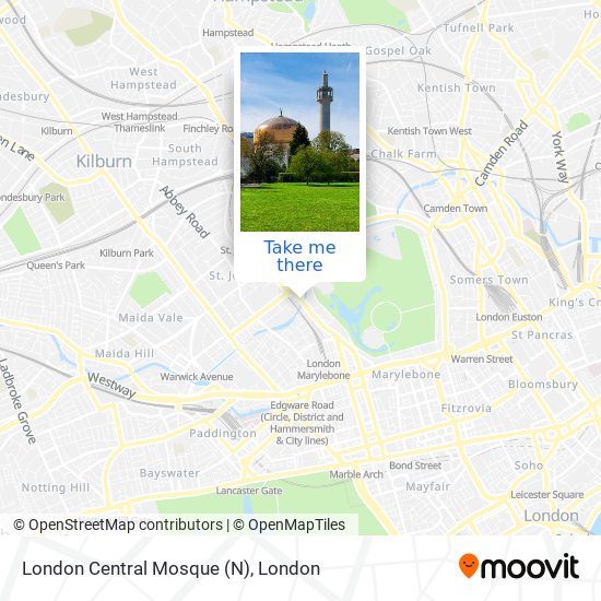 London Central Mosque (N) map