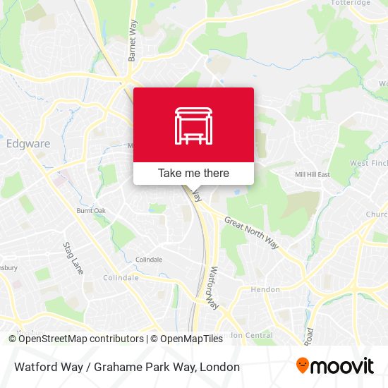 Watford Way / Grahame Park Way map