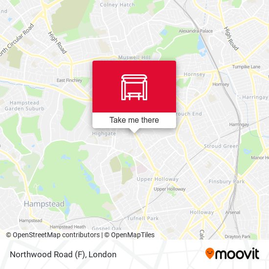 Northwood Road (F) map
