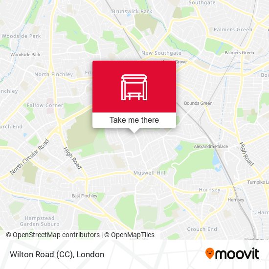 Wilton Road (CC) map