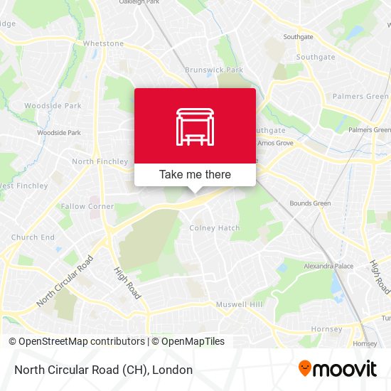 North Circular Road (CH) map