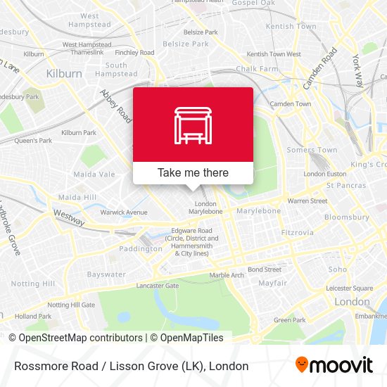 Rossmore Road / Lisson Grove (LK) map