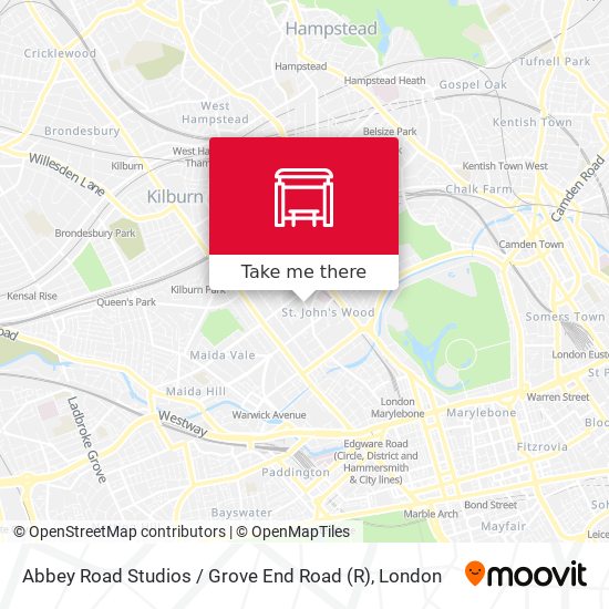 Abbey Road Studios / Grove End Road map