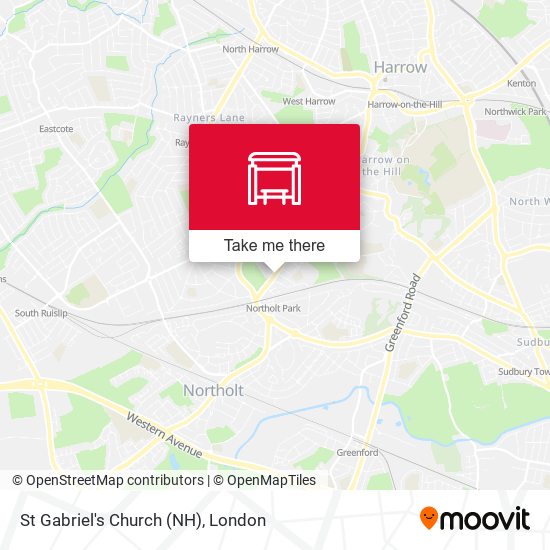 St Gabriel's Church (NH) map