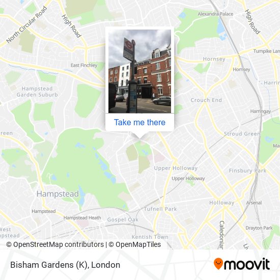 Bisham Gardens (K) map