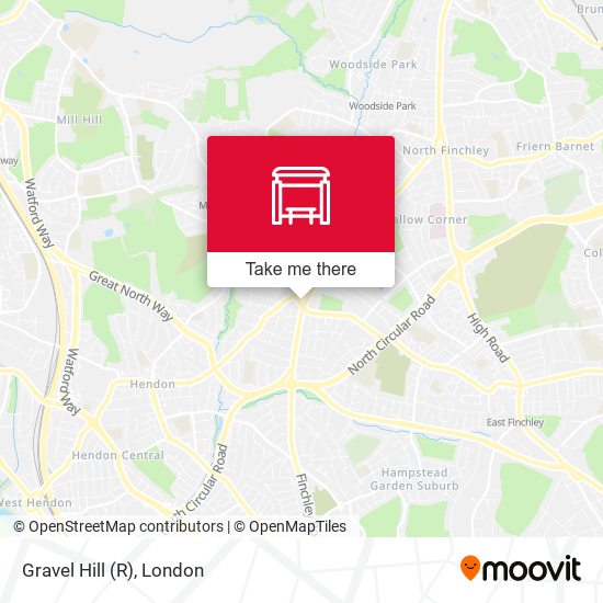 Gravel Hill (R) map