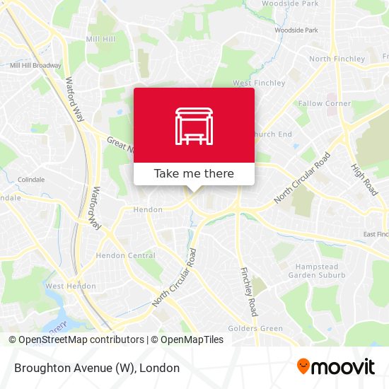 Broughton Avenue (W) map