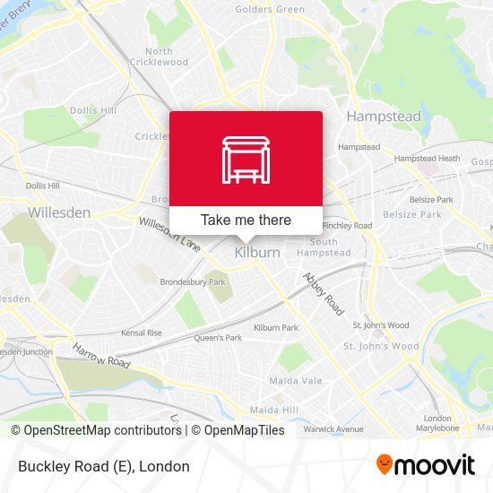 Buckley Road (E) map