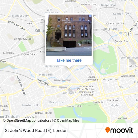 St John's Wood Road (E) map