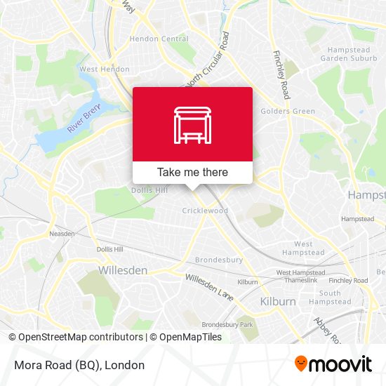 Mora Road (BQ) map