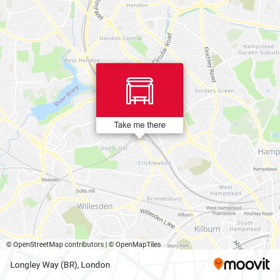Longley Way (BR) map