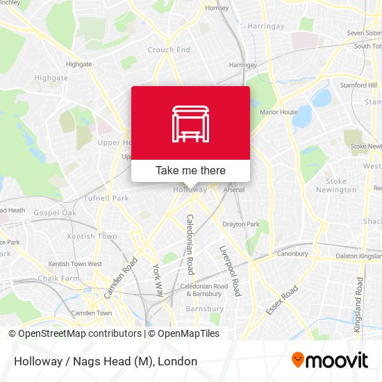 Holloway / Nags Head (M) map