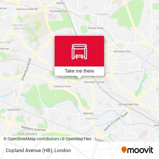 Copland Avenue (HB) map