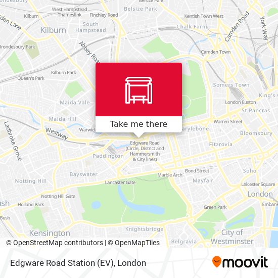 Edgware Road Station (EV) map