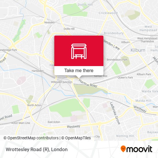 Wrottesley Road map