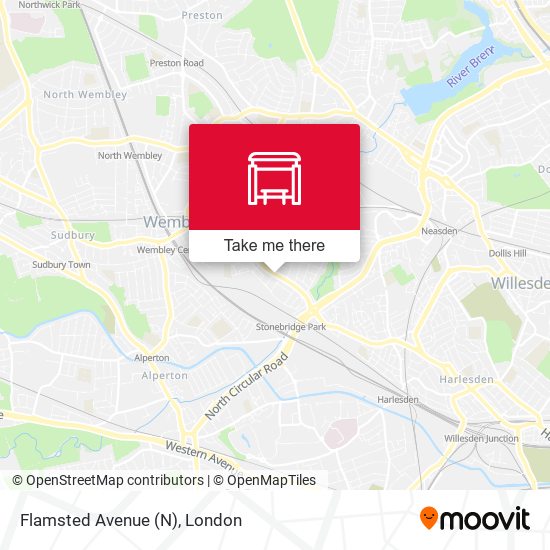 Flamsted Avenue (N) map