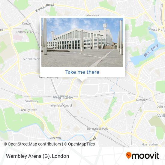 Wembley Arena (G) map