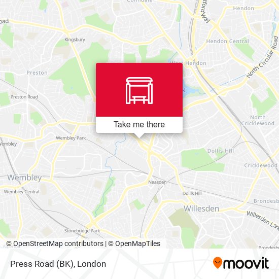 Press Road (BK) map