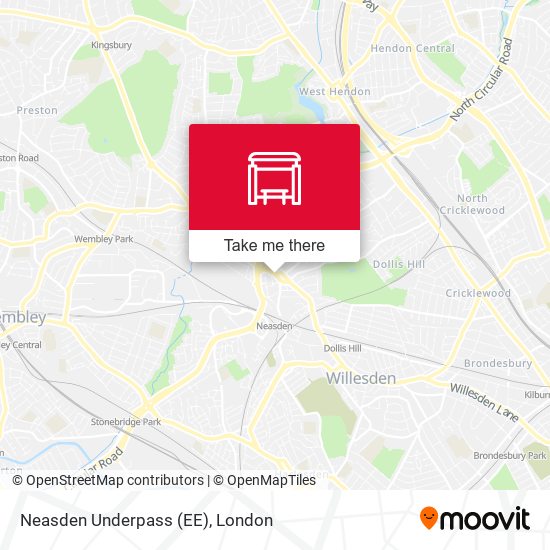 Neasden Underpass (EE) map